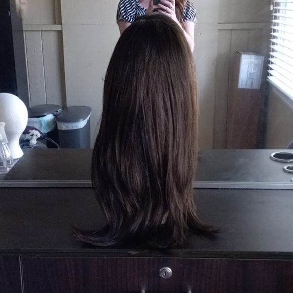 Angela Dark Chocolate Mono top wig - Picture 8 of 14